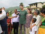 Independence day celebration at Women's Training Centre and School with guests from Australia and France